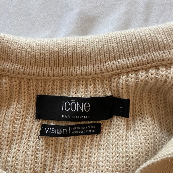 Johnny collar shaker rib sweater vest - Picture 3 of 3